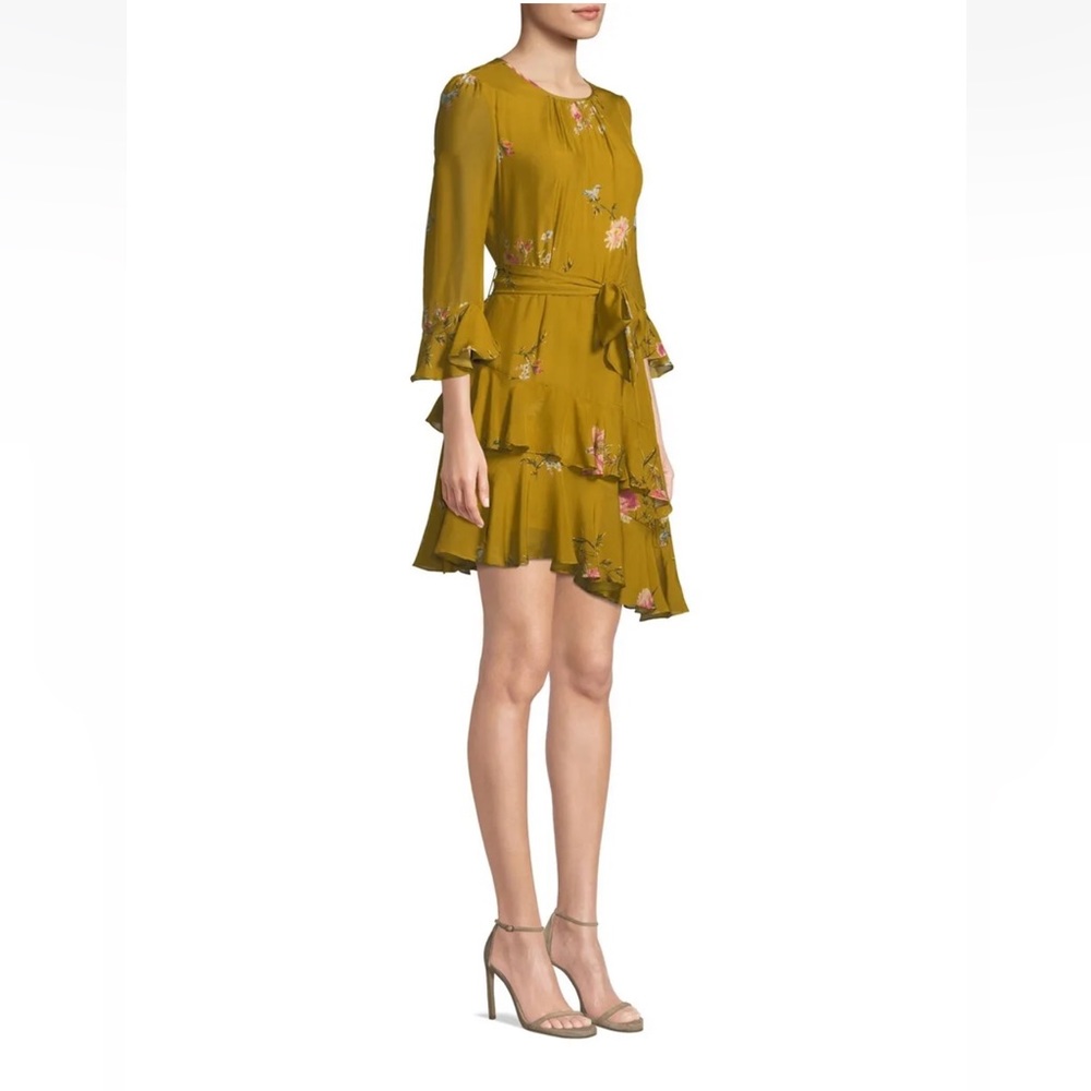 Joie Silk Green and Pink Kayane Floral Dress!!!